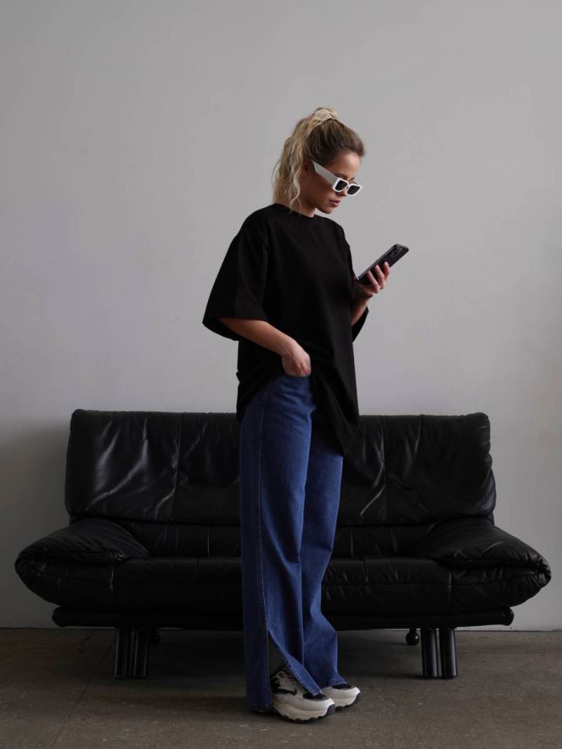 Футболка "Мойта" Romashka, Чёрный, One size, 15143