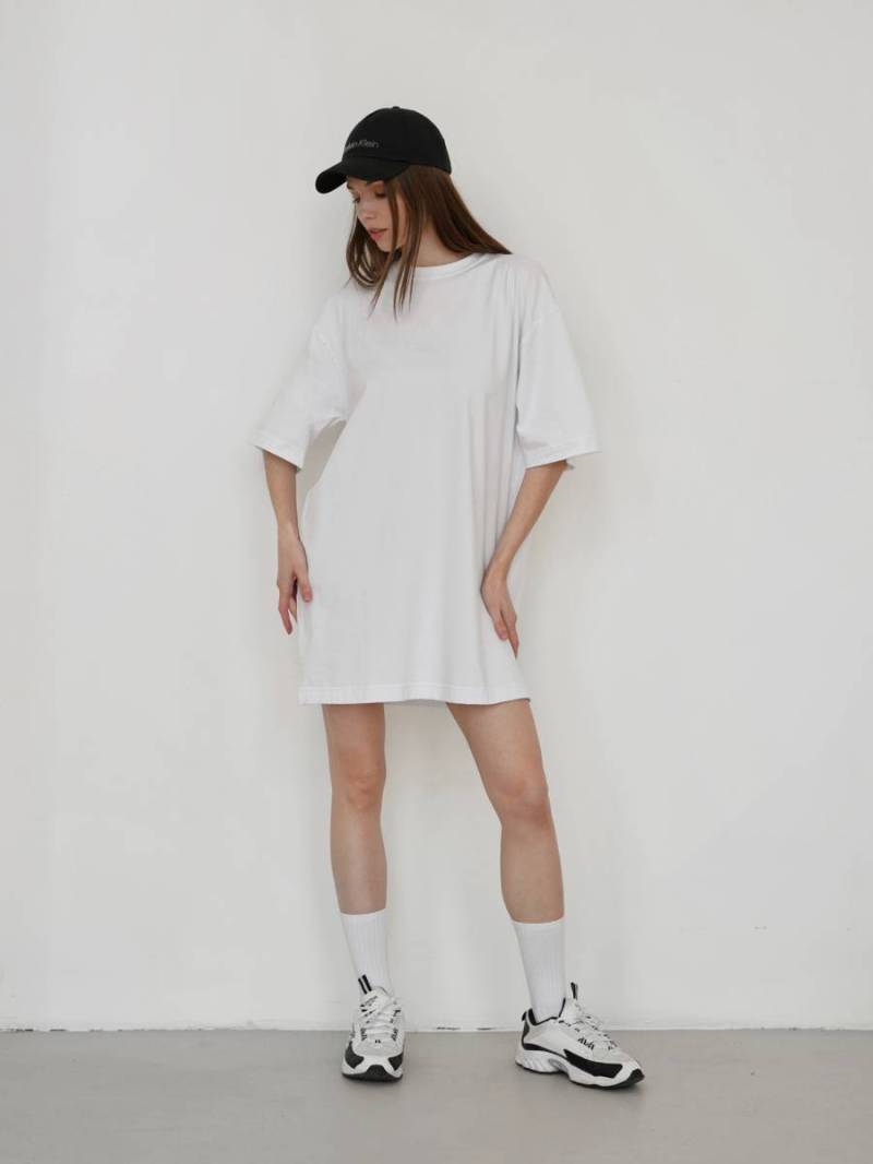 Платье-футболка «Арканзас» Romashka, Белый, One size 15458