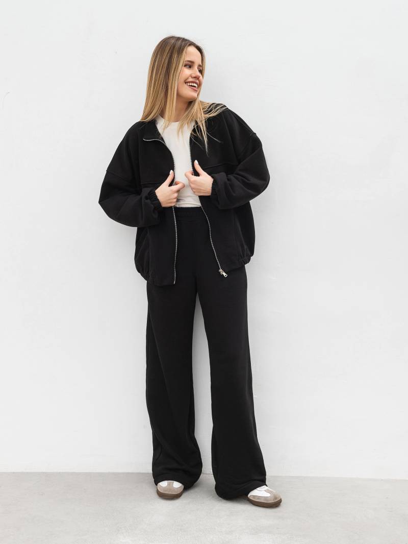 Бомбер "Бабл" Romashka, Черный, M|L 18974