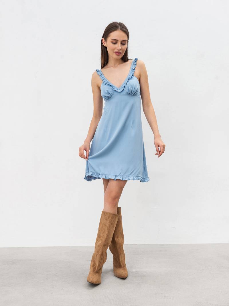 Платье «Фламме» Romashka, Голубой, S 19150