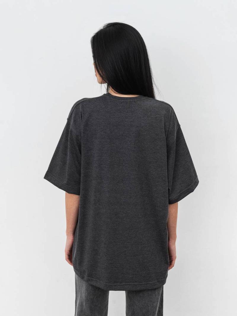 Футболка «Ромашка Гранж» Romashka, Серый, One size 16198