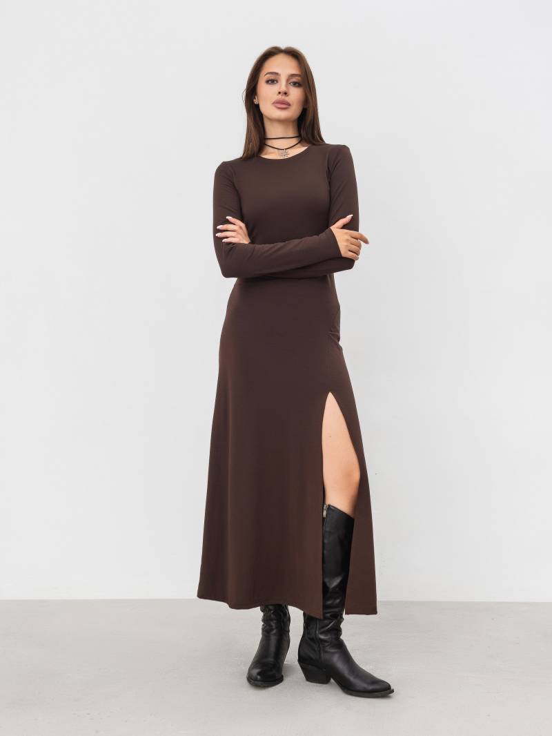 Платье "Люцерн" Romashka, Коричневый, L 17207