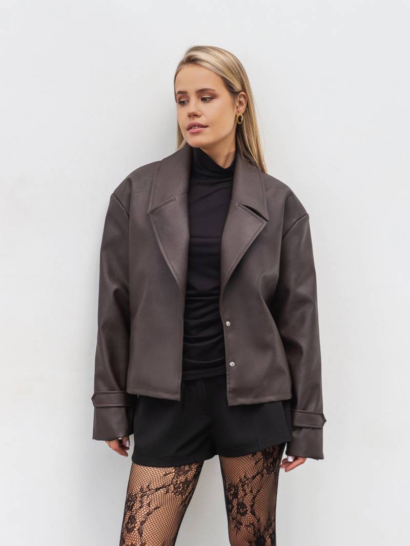 Куртка "Парфе" Romashka, Коричневый, M|L 20112