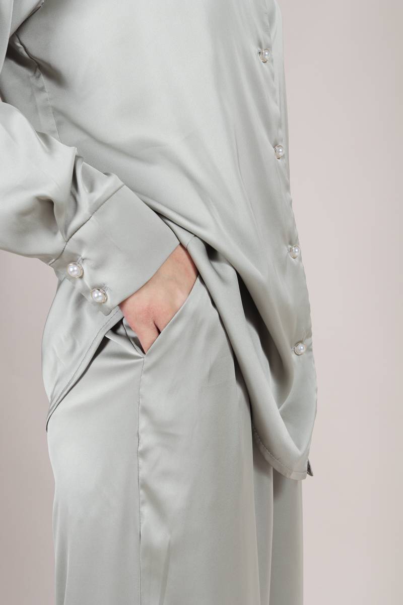 Пижамный комплект "Окленд" Romashka, Фисташковый, M|L (5504)