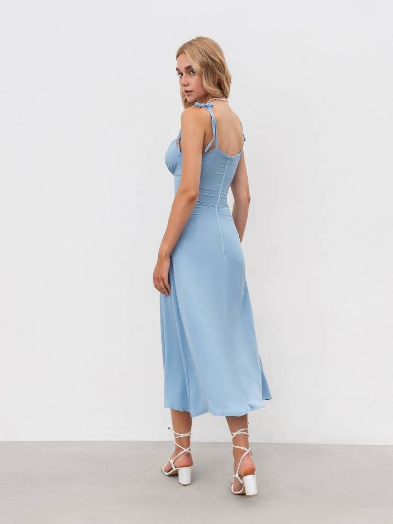 Платье «Гаити» Romashka, Голубой, M 16501