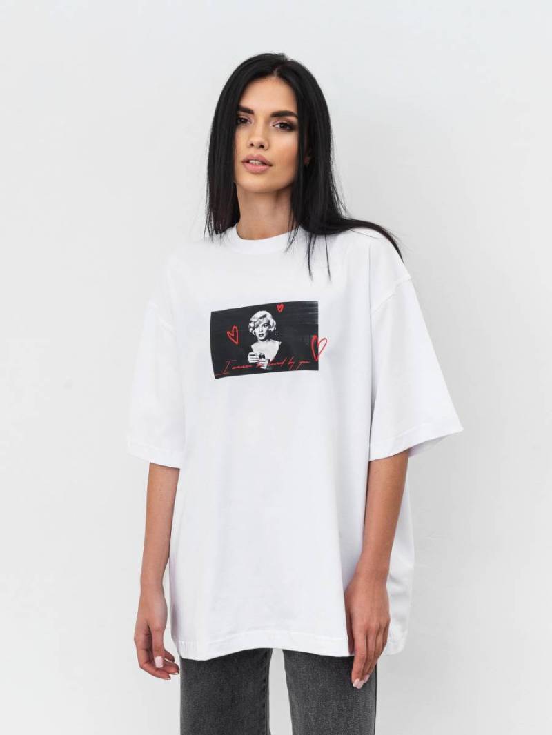 Футболка «Монро» Romashka, Белый, One size 16337