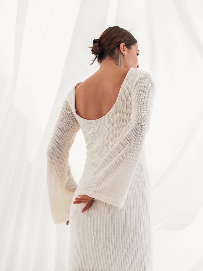 Платье "Мескиана" Romashka, Молочный, S|M 17630