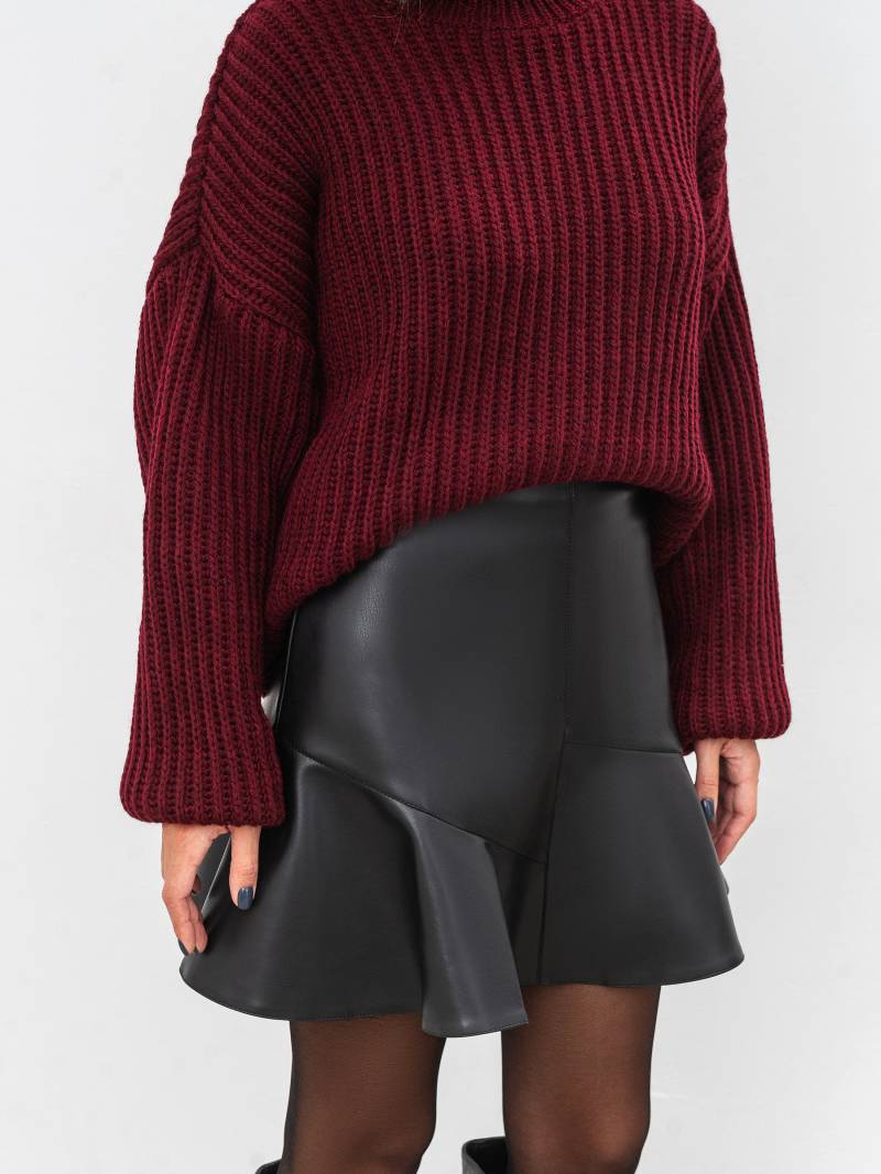 Юбка мини "Минден" Romashka, Черный, L 18500