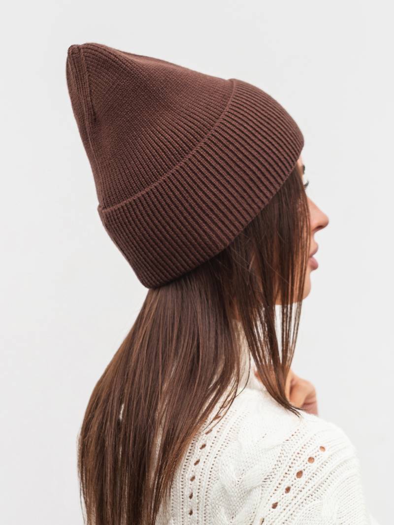 Шапка "Бейс" Romashka, Коричневый 19800