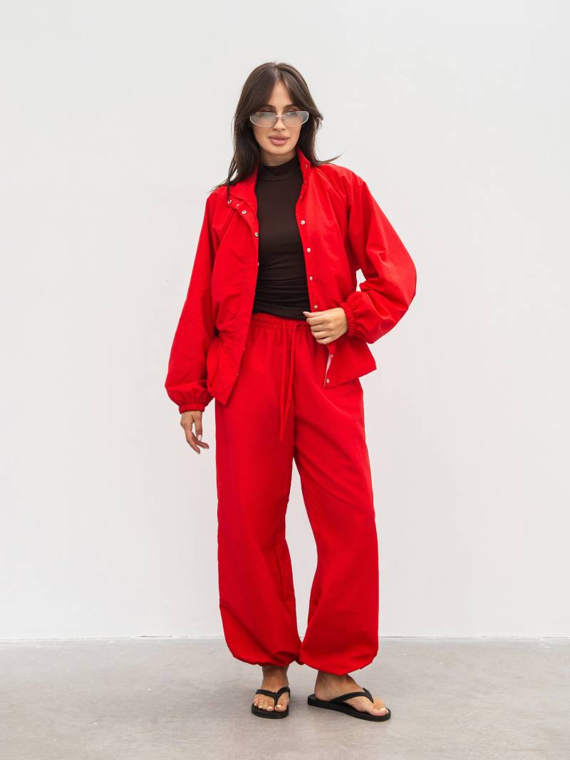 Штаны-балоны "Допио" Romashka, Красный, XS|S 20531