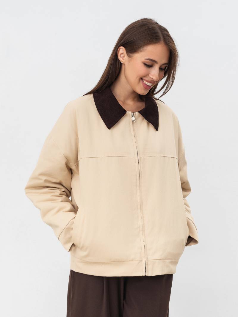 Куртка "Шони" Romashka, Бежевый, L|XL 18421