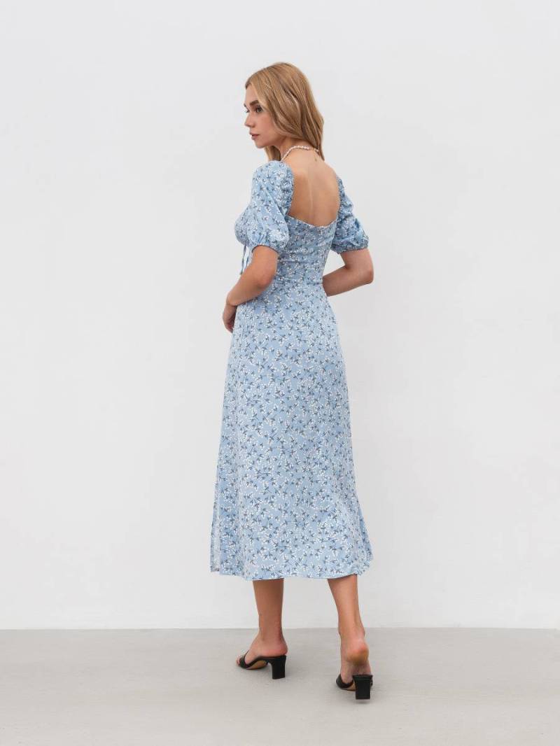 Платье «Сорренто» Romashka, Голубой+, M 16465