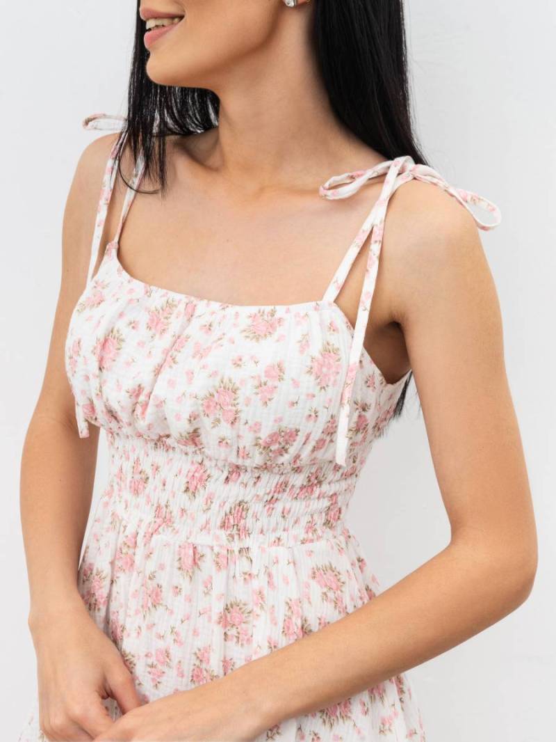 Платье «Португалия» Romashka, Белый+, M|L 16351