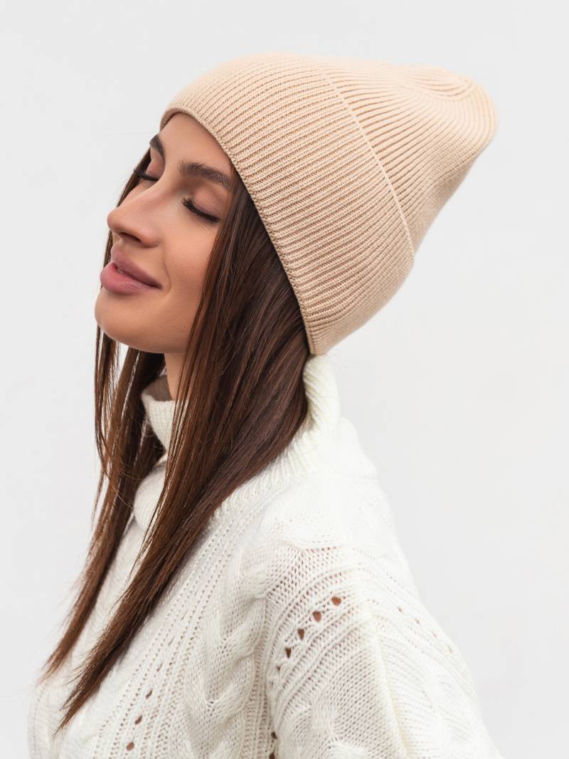 Шапка "Бейс" Romashka, Бежевый 19802