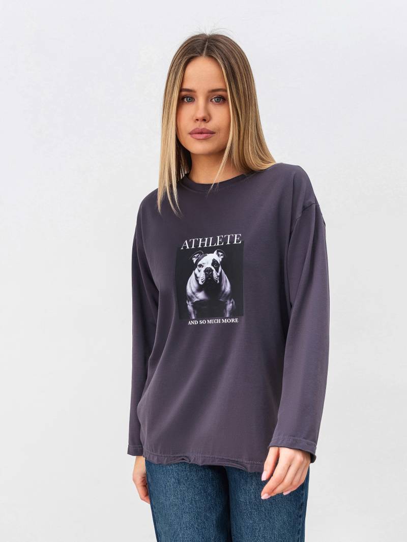 Лонг "Вайб" Romashka, Серый, XS|S 18832