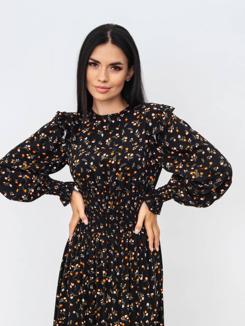 Платье "Гамильтон" Romashka Черный+, М 16671
