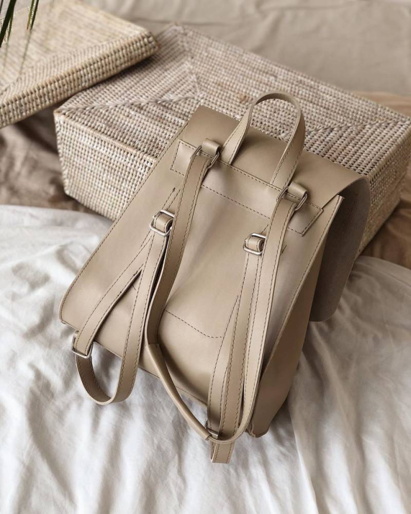 Рюкзак-трансформер "Милтон" со шлейками вместительный БРАК, Бежевый 12994