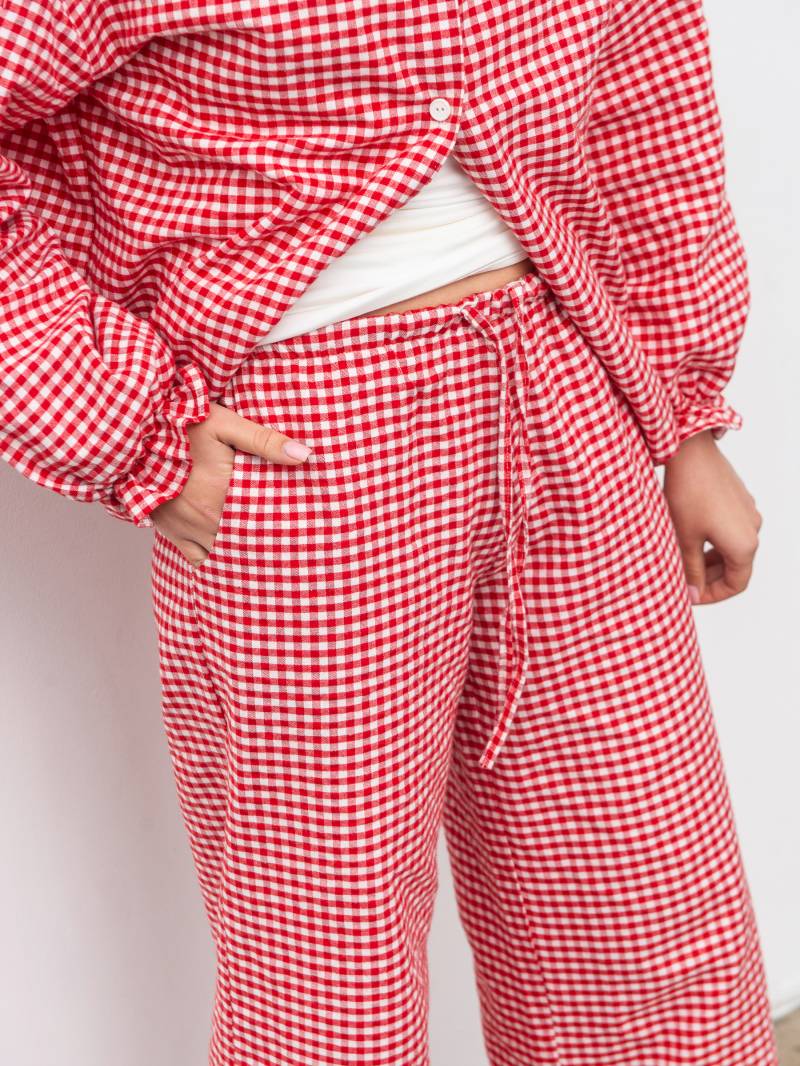 Пижама "Лейзи" Romashka, Красный+, L|ХL 19963