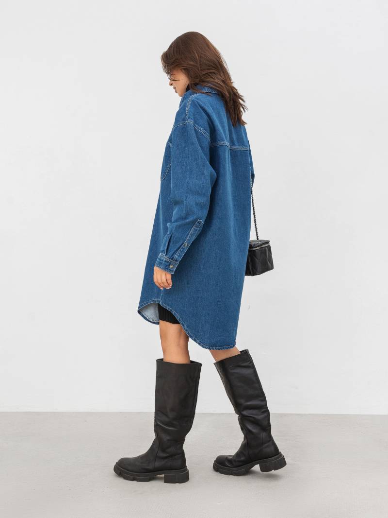 Платье-рубашка «Эдинбург» Romashka, Синий, S/M 15041