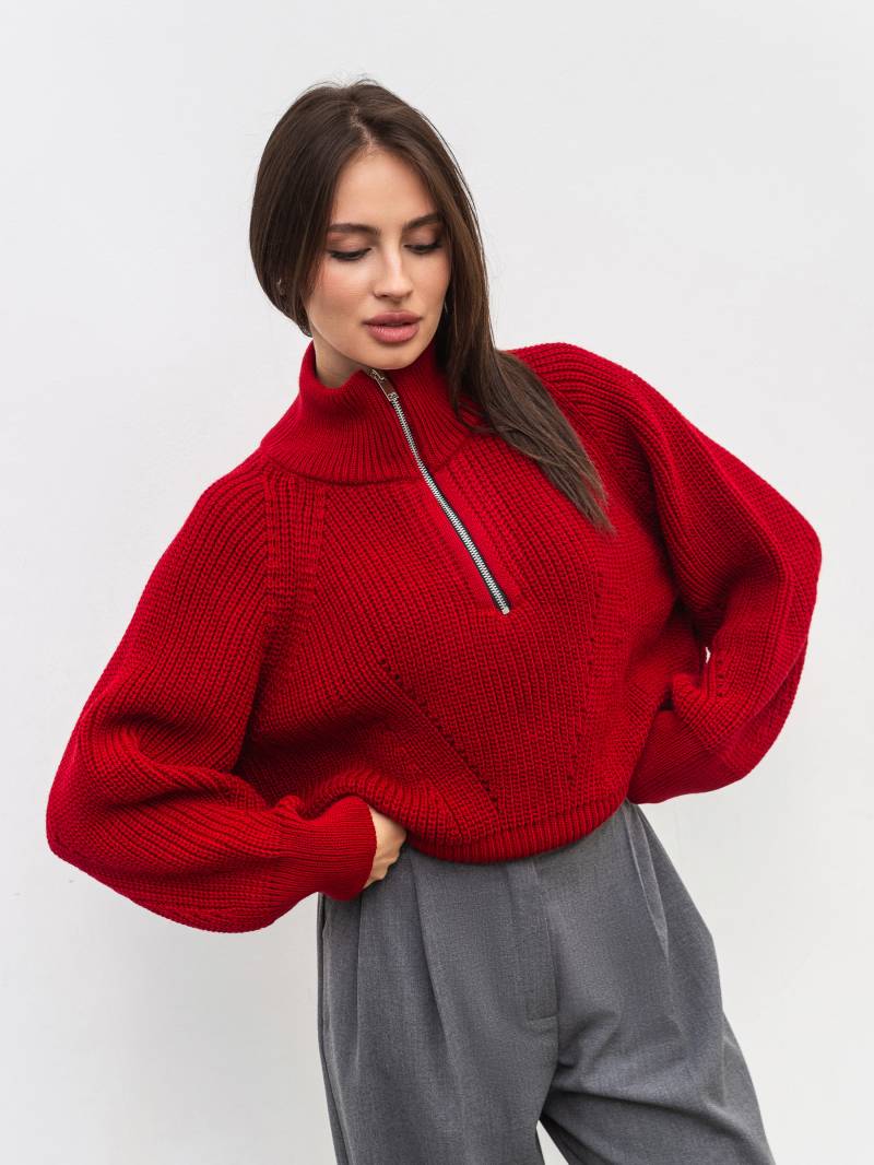 Свитер  «Юкон» Romashka, Красный, One size 19821