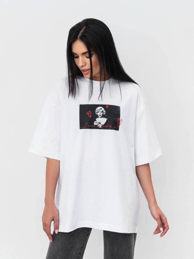 Футболка «Монро» Romashka, Белый, One size 16337