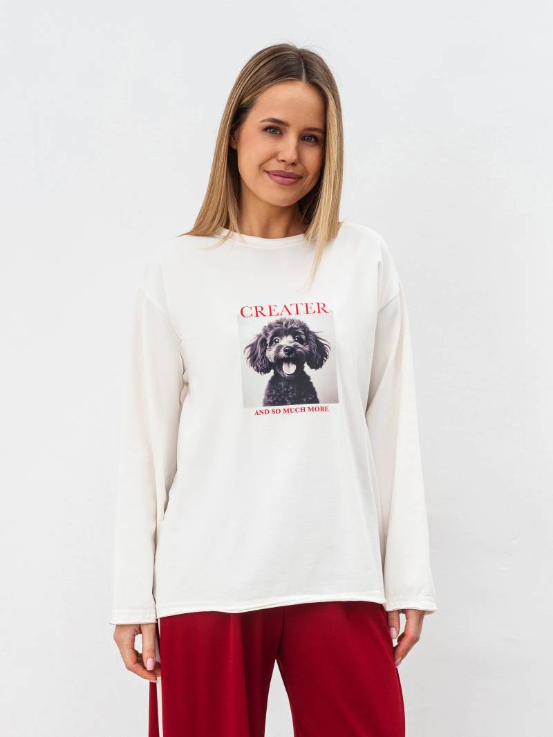 Лонг "Вайб" Romashka, Молочный, XS|S 18828