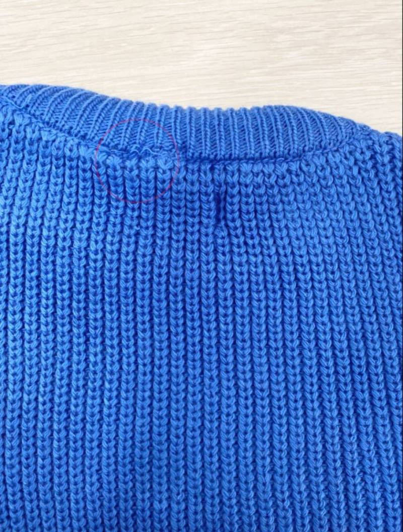 Свитер удлиненный «Виргиния» БРАК Синий 13301