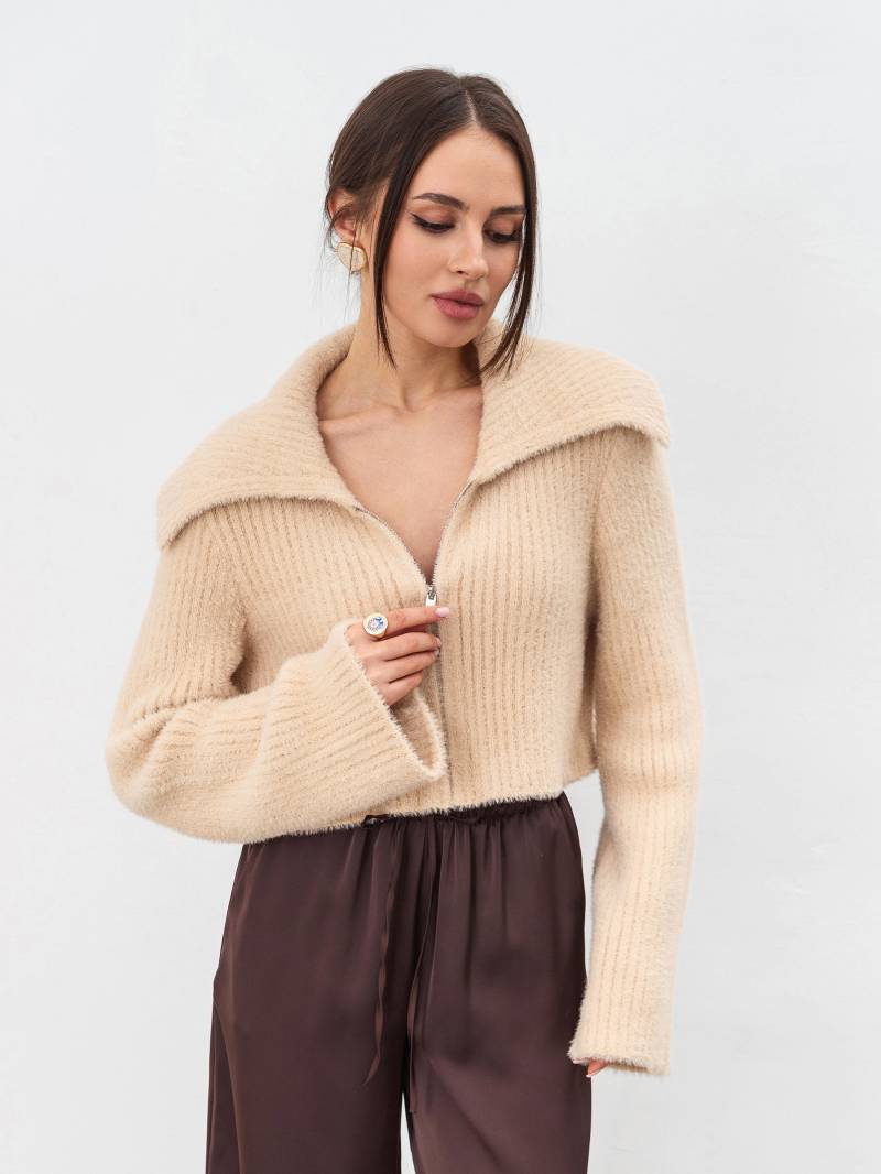 Кардиган «Бішоп» Romashka, Молочный, One size 18539