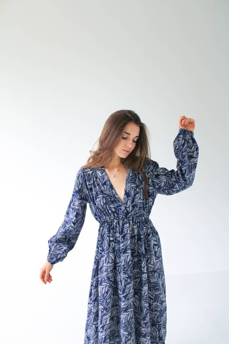 Платье "Севилья" Romashka, Синий, XS|S 10317