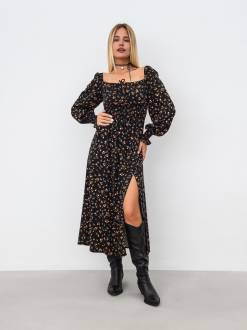 Платье "Кайсери" Romashka Черный+, М 16675
