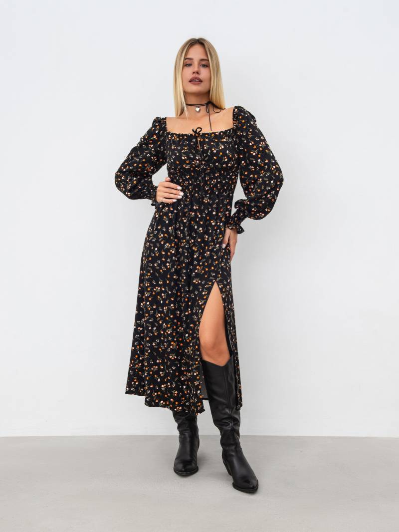 Платье "Кайсери" Romashka Черный+, S 16674