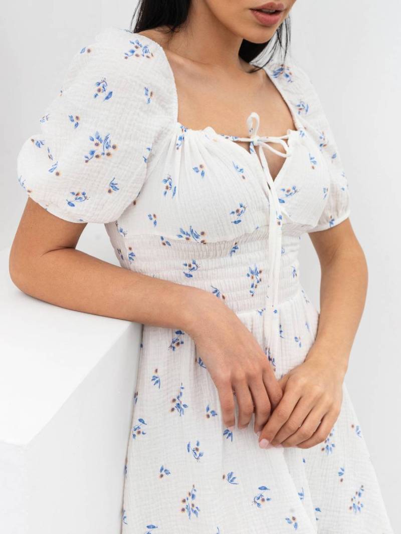 Платье  «Австрия» Romashka, Белый+, L 16185