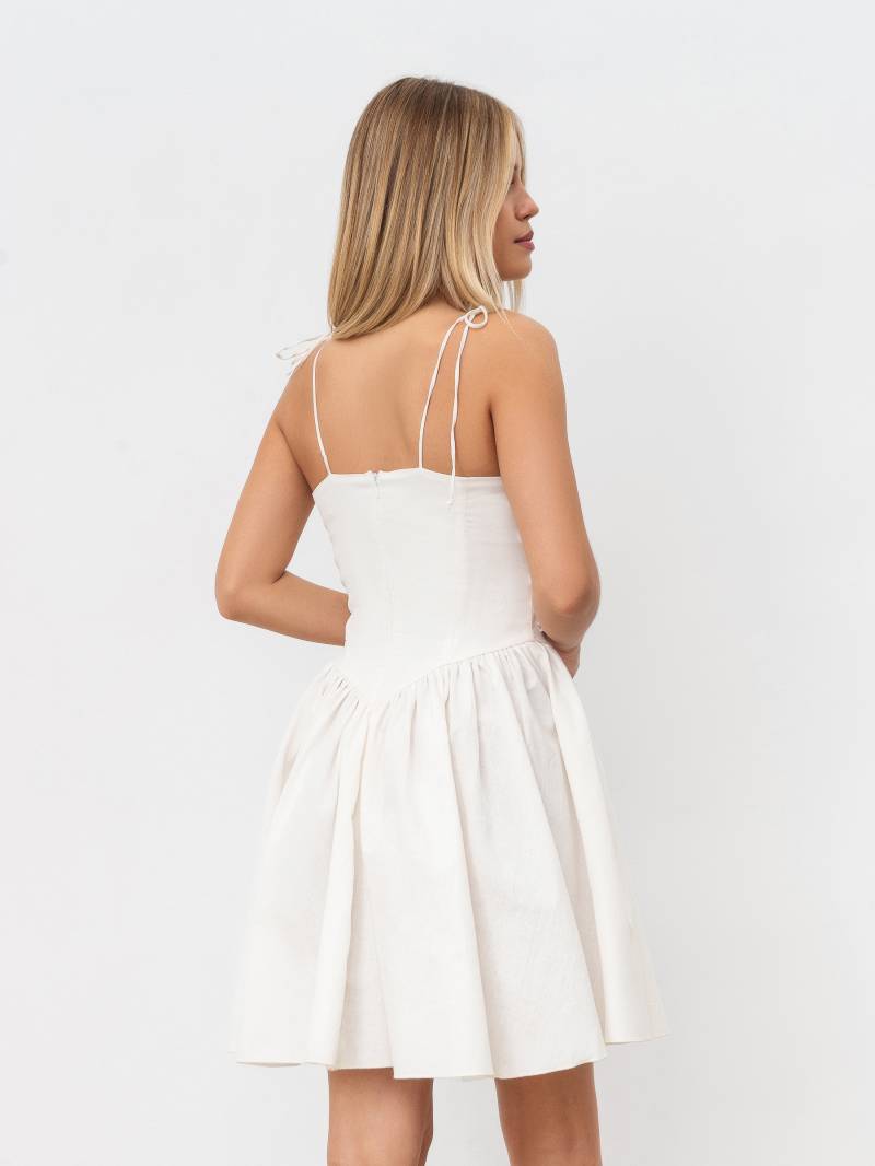 Платье "Биссен" Romashka, Молочный, S 17987