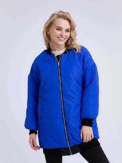 Бомбер "Лондон" двухсторонний Romashka, Синий+, S|M 12410