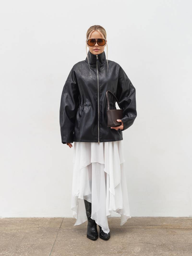 Куртка на кулиске "Дистрикт" Romashka, Черный, M|L 20087