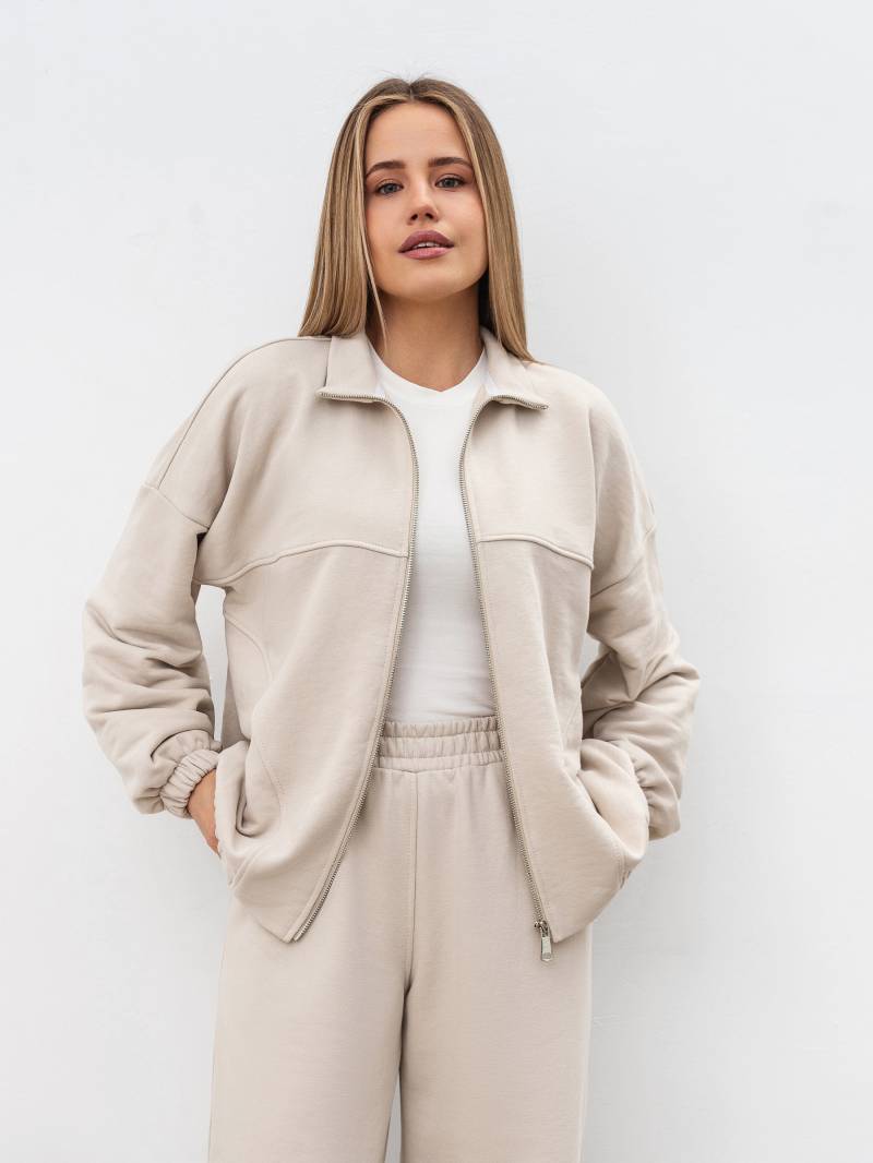 Бомбер "Бабл" Romashka, Бежевый, M|L 19185