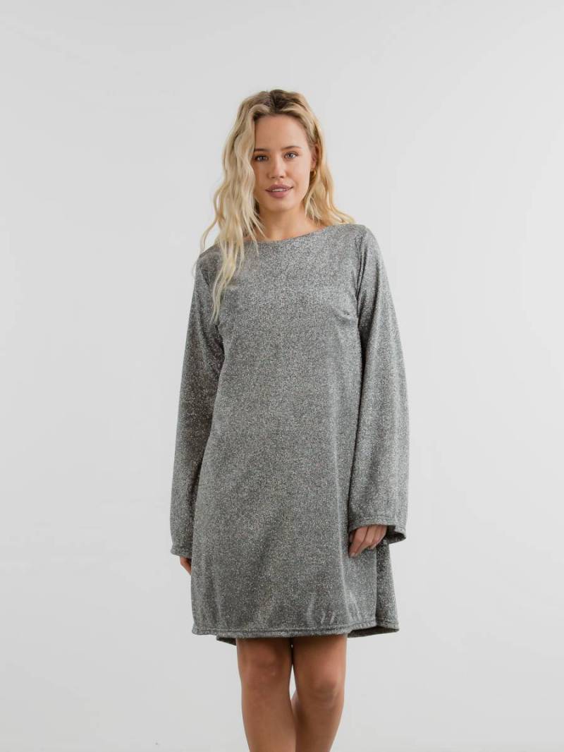 Платье "Болонья" Romashka, Темно серый, S|M 14095