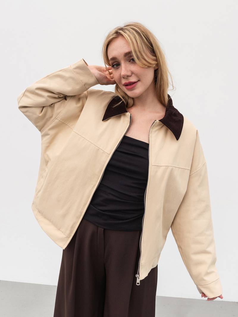 Куртка "Шони" Romashka, Бежевый, XS|S 18418