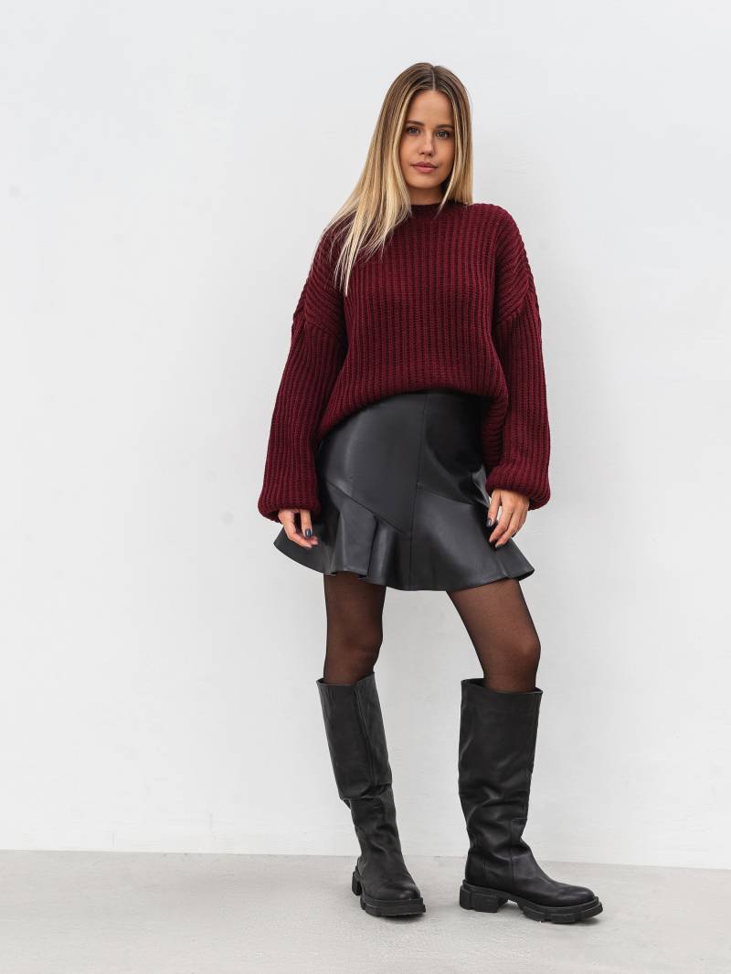 Юбка мини "Минден" Romashka, Черный, M 18499