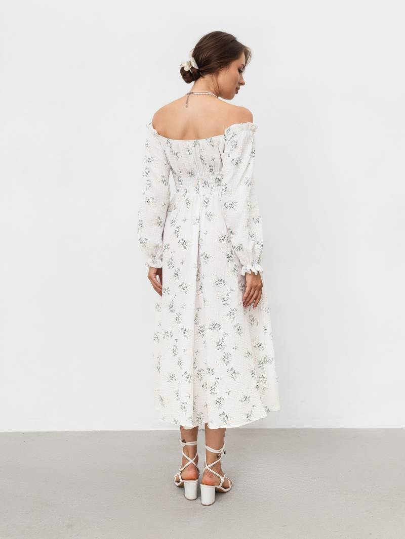 Платье «Медельин» Romashka, Белый+, S|M 18108