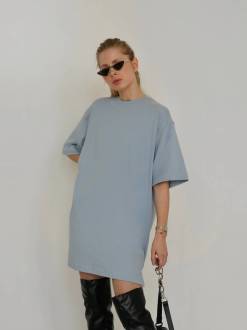 Платье-футболка «Арканзас» Romashka, Голубой, One size 15459