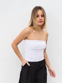 Топ "Кения" Romashka, Белый, XS|S 17422