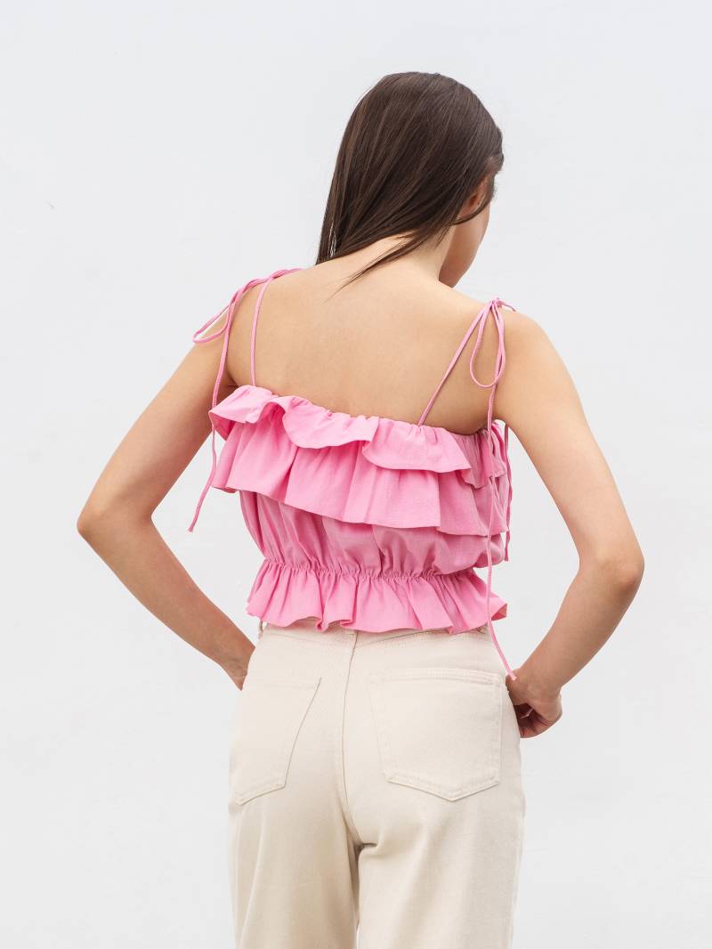 Топ "Лоле" Romashka, Розовый, XS|S 15574