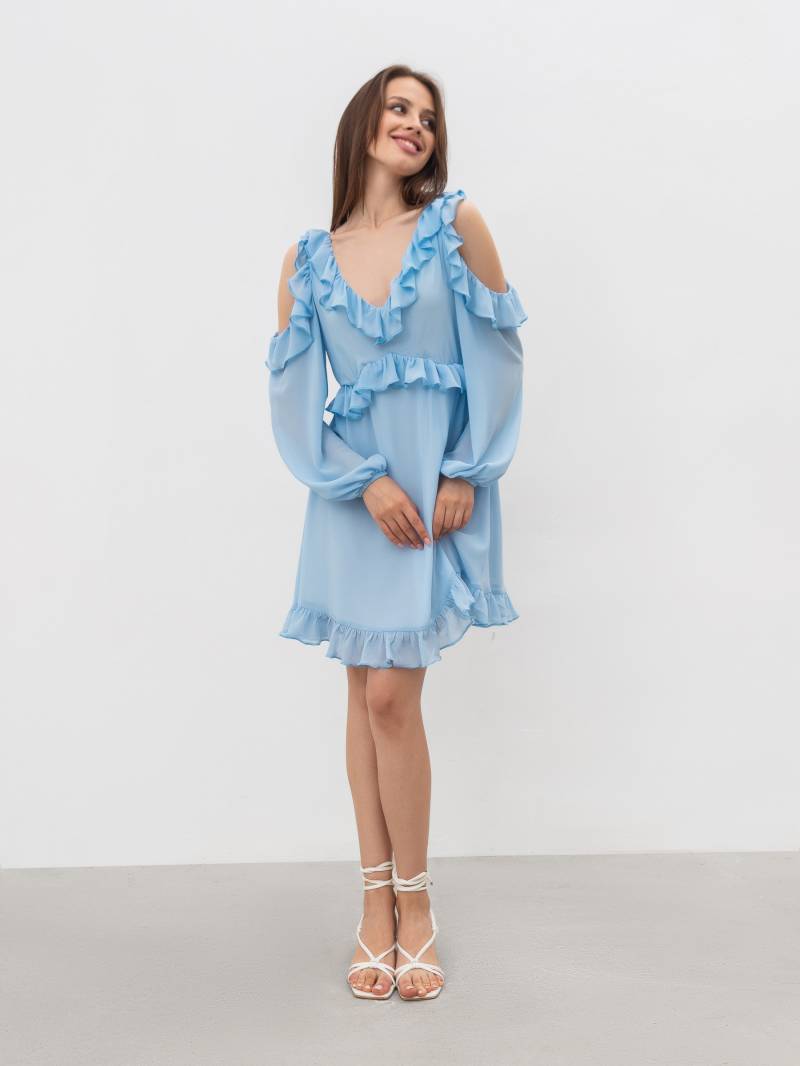 Платье «Корше» Romashka, Голубой, S|M 17334