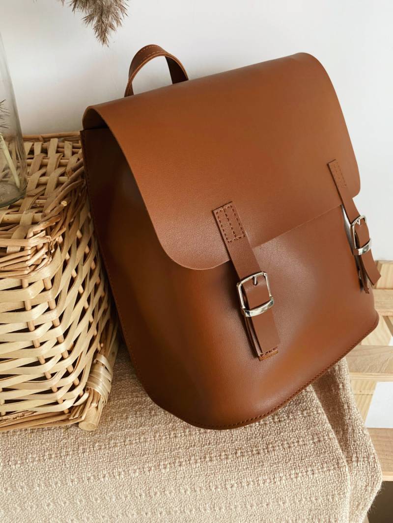 Рюкзак-трансформер "Милтон" со шлейками вместительный Romashka, Терракотовый (2798)