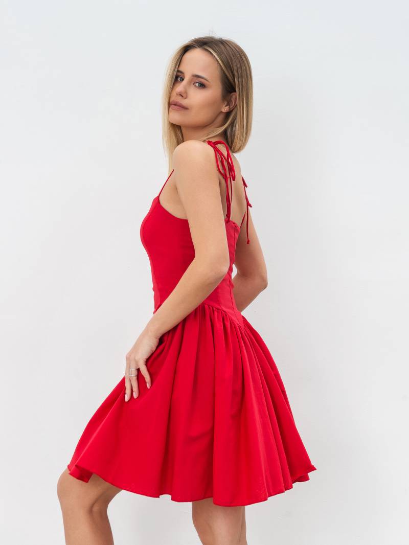 Платье "Биссен" Romashka, Красный, XS 17910