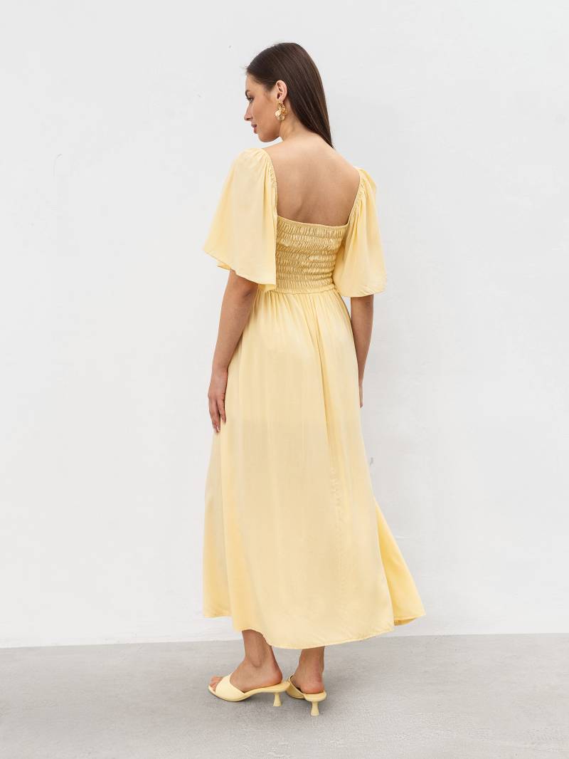 Платье "Аврора" Romashka, Желтый, S|M 19218