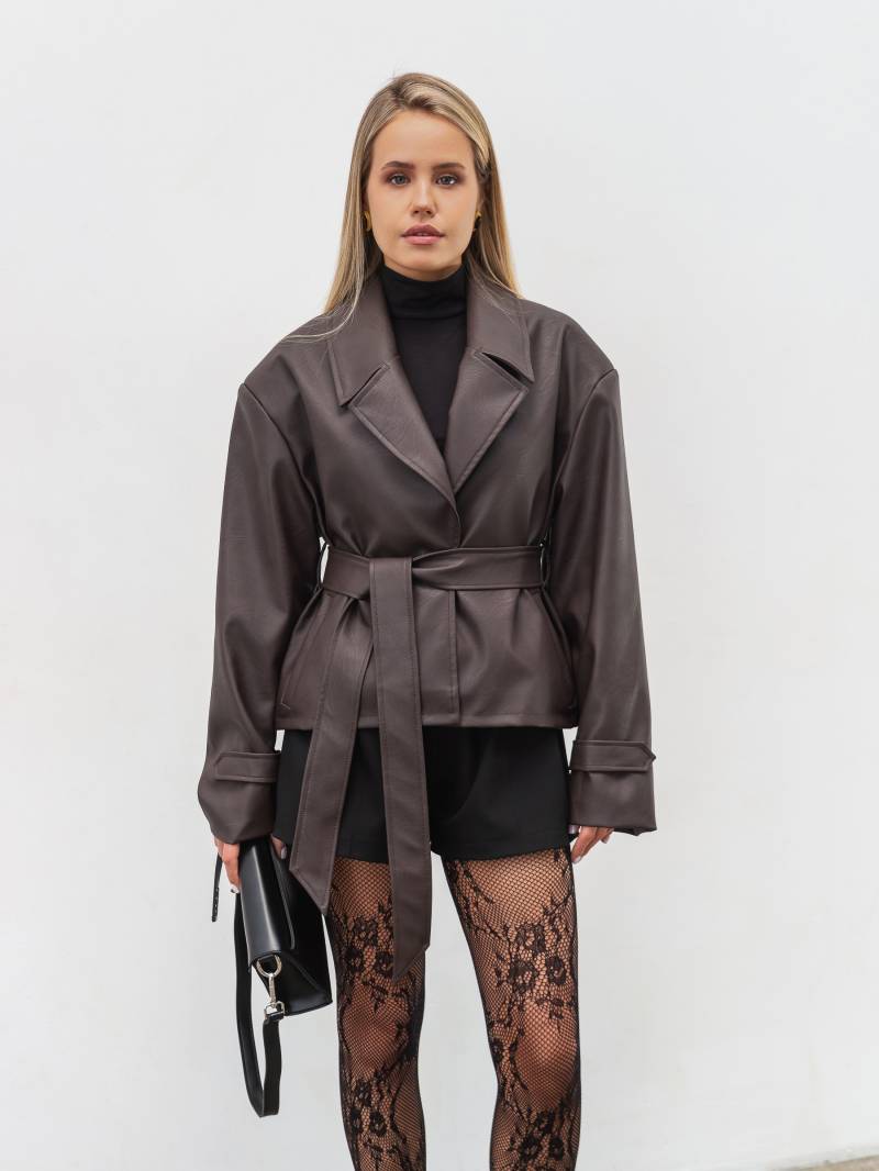 Куртка "Парфе" Romashka, Коричневый, M|L 20112