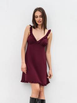 Платье «Фламме» Romashka, Бордовый, S 19154