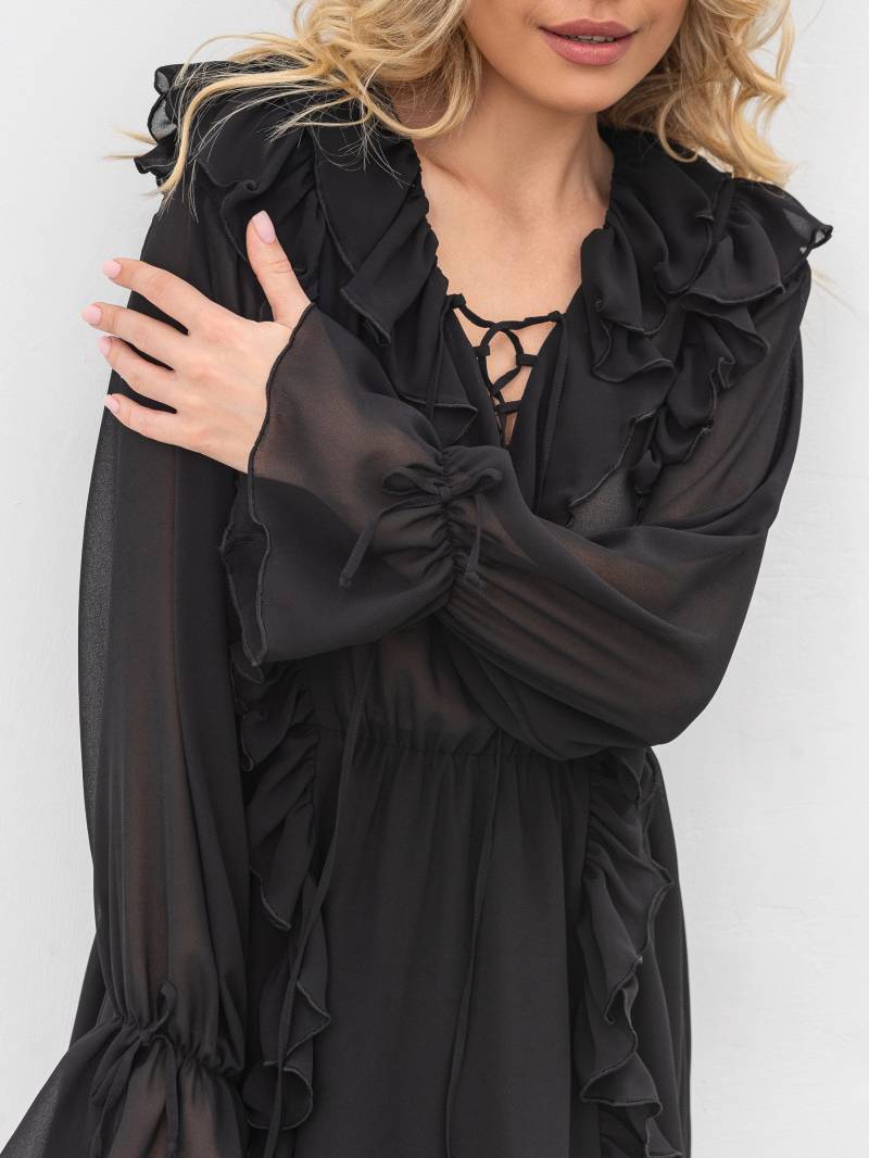 Платье "Пула" Romashka, Черный, L|XL 17880